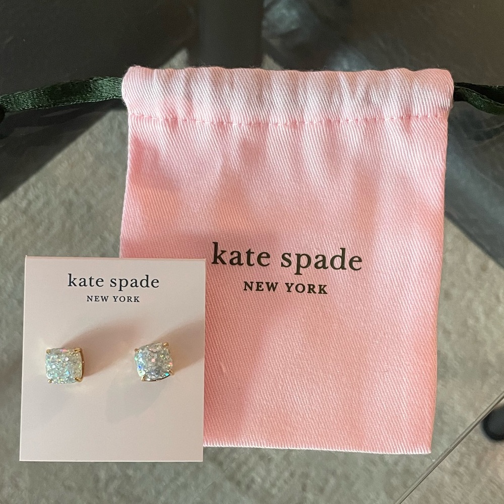 Nwt Kate Spade Opal Stud Earrings